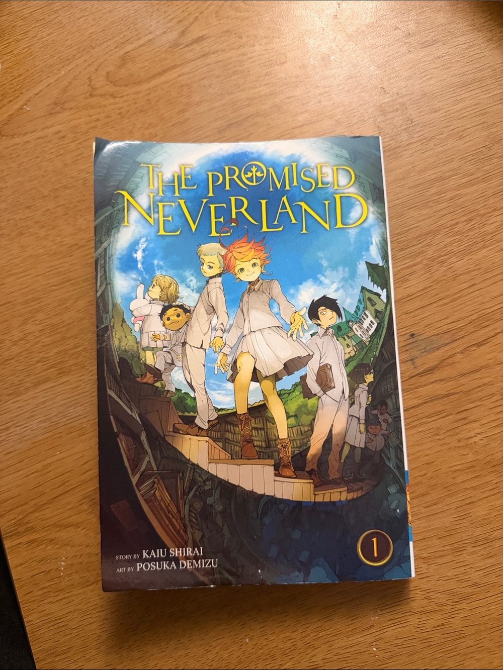 The Promised Neverland Vol. 1 Manga — Blue Cover
